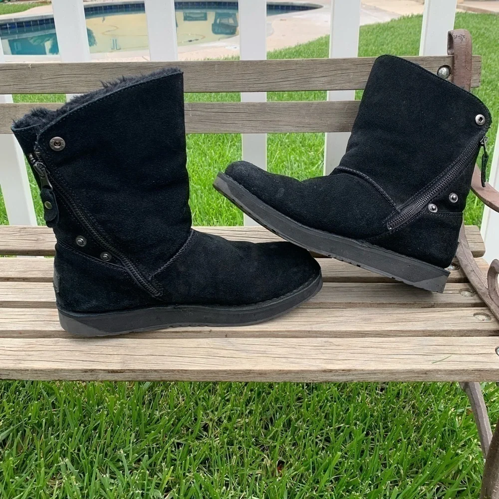Aldo fold‎ over suede winter boots